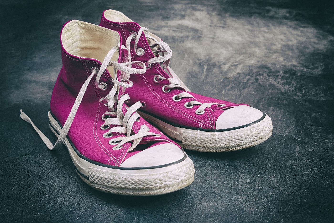 Bota de Lona Fucsia